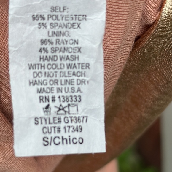 Fashion Nova Gold Strapless Ruched Tube Top Size S - Picture 7 of 7